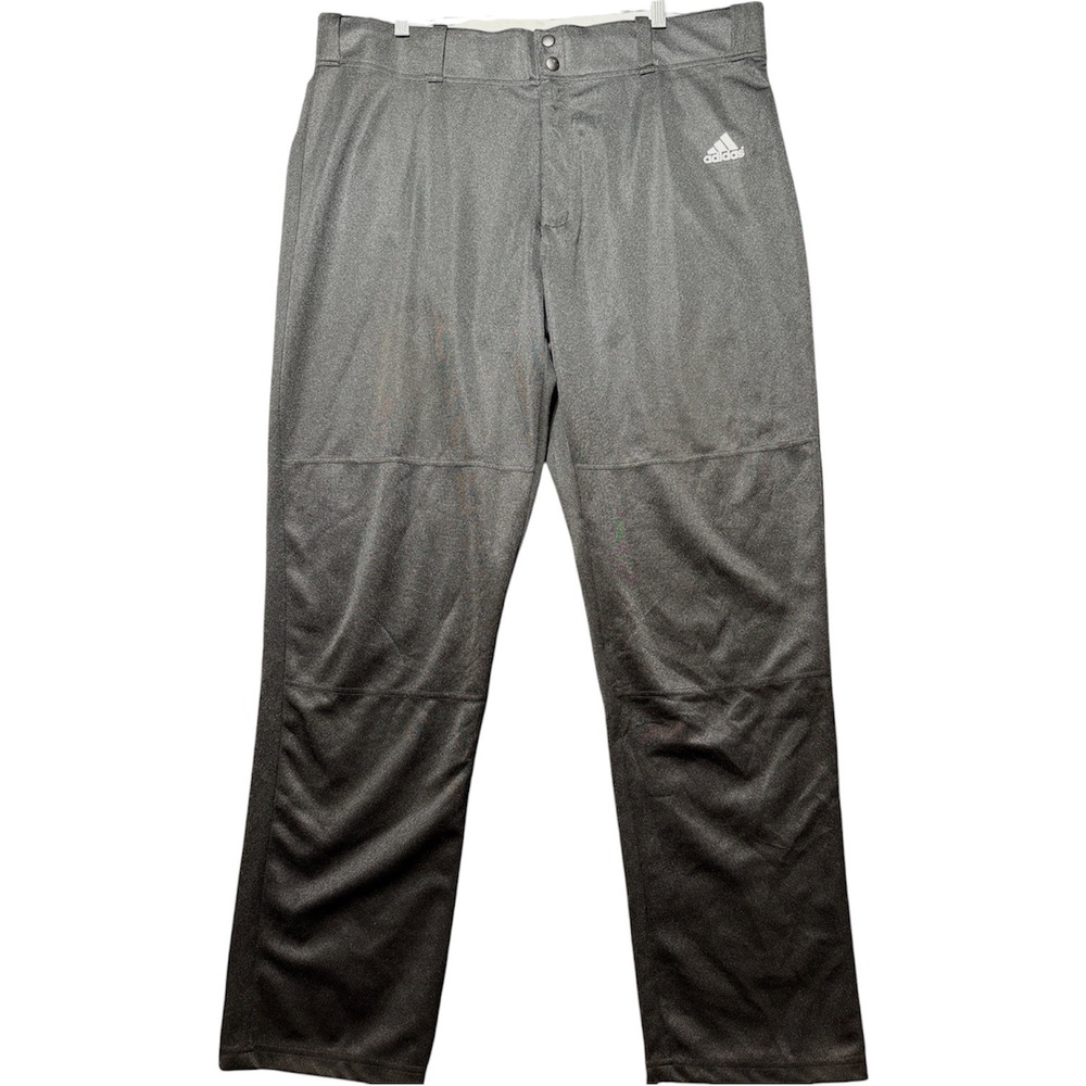 Adidas Baseball Pants Mens XL Black Climalite Athletic Sportswear MBA12007